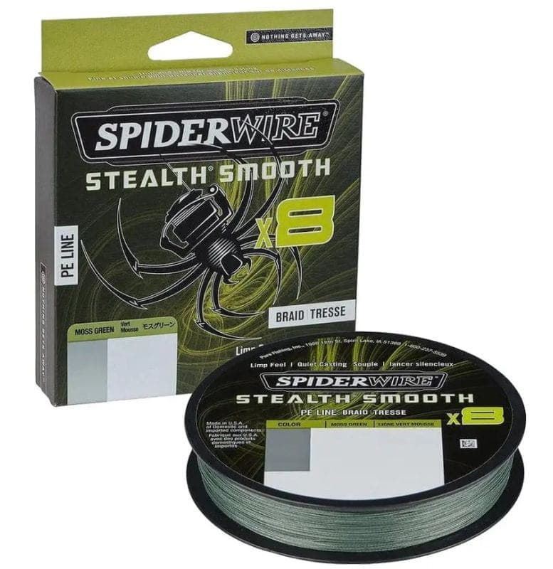 SPIDERWIRE STEALTH SMOOTH 8 MOSS GREEN 150 MTS - Imagen 1